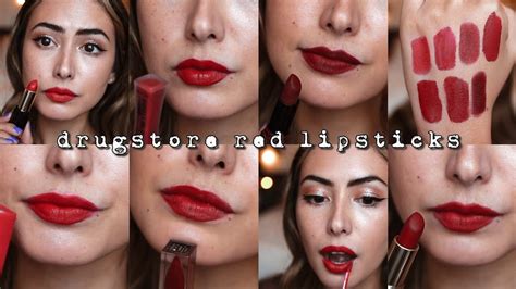 perfect drugstore red lipstick